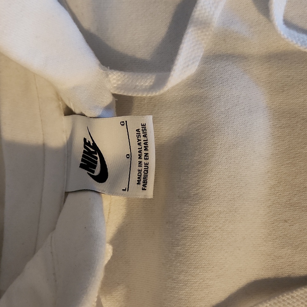 Nike White Hoodie (M) EUC - Picture 2 of 6